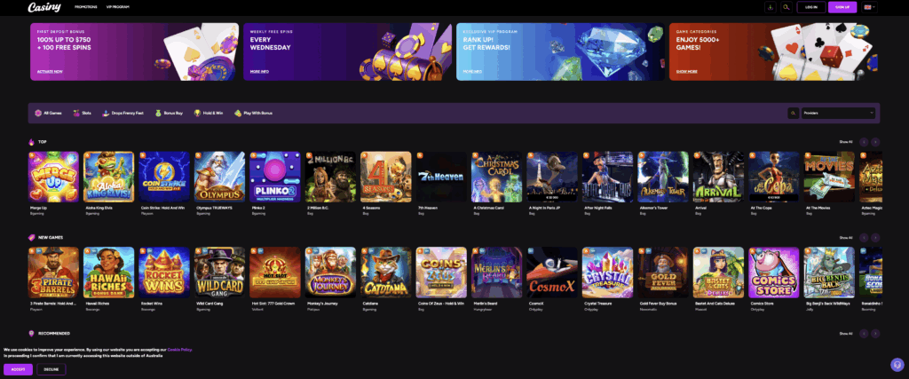Discover the Thrill of Online Gaming at Casiny Casino